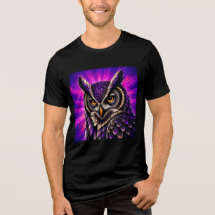 Fierce Owl Vintage Wildlife Tri-Blend Shirt