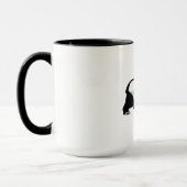 Fierce Panda - mutiger aggressiver Emblem-T - Shir Tasse (Links)