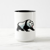 Fierce Panda - mutiger aggressiver Emblem-T - Shir Tasse (Zentrum)