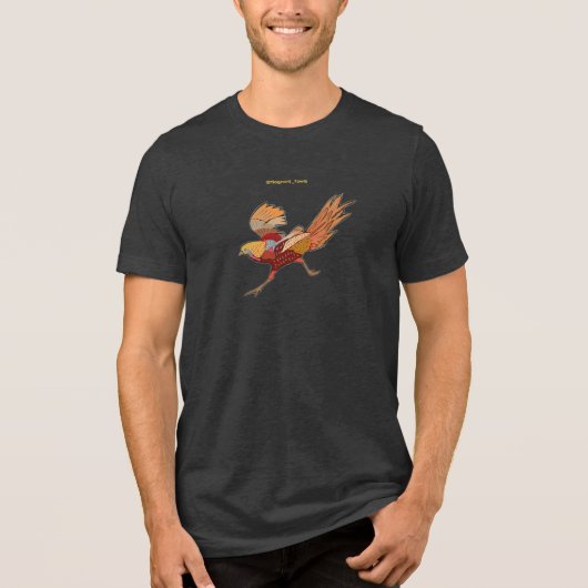 Fierce Phoenix Tri-Blend Shirt (Vorderseite)