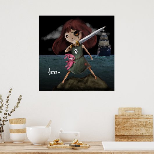 Fierce Poster (Küche)