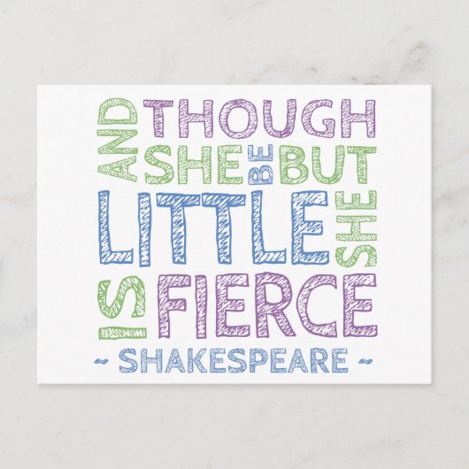 Fierce Postkarte (Vorderseite)