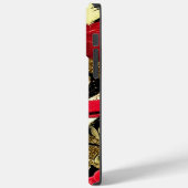 Fierce Red and Gold Fox mit Individuelle Name Case-Mate iPhone Hülle (Rückseite / Links)