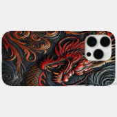 Fierce Red Dragon Relief Art Case-Mate iPhone Hülle (Rückseite (Horizontal))