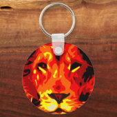 Fierce Red Lion Schlüsselanhänger (Vorderseite)