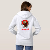 Fierce Samurai Cat Gift for Anime Fans & Soccer Hoodie (Schwarz voll)