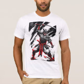 Fierce Samurai Warrior T-Shirt (Vorderseite)
