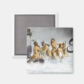 Fierce Sea Maidens Magnet (Vorderseite/Rückseite)