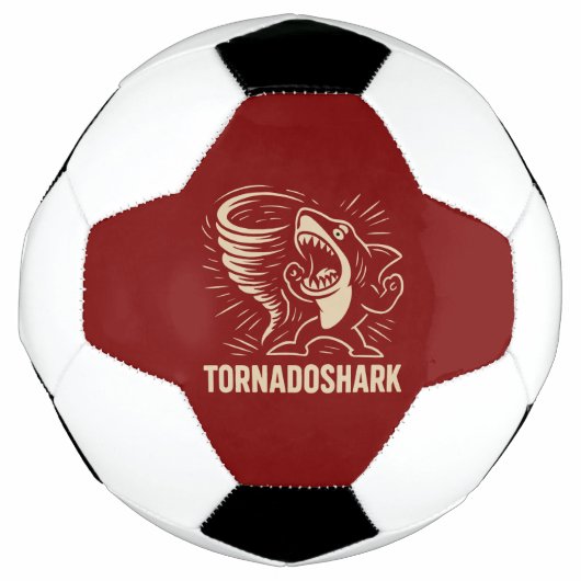 Fierce shark tornado art design for viral fußball (Vorderseite)