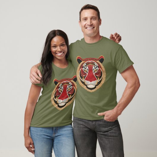 Fierce Stamm Tiger Face T-Shirt (Unisex)