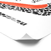 Fierce Stiletto High Heel Chic Watercolor Custom Fotodruck (Ecke)