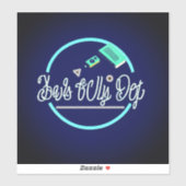 Fierce Technology Der beste Freund des Menschen Ar Aufkleber (Blatt)