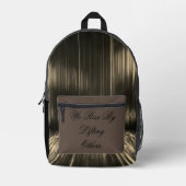 Fierce Technology Man's Best Friend Art - Bedruckter Rucksack (Vorderseite)