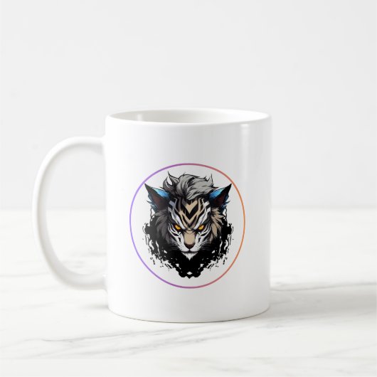 Fierce Tiger Anime Kaffeetasse (Links)