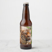 Fierce tiger bierflaschenetikett (Vorderseite)