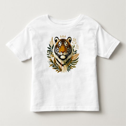 Fierce Tiger Design T - Shirt (Vorderseite)