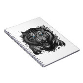 Fierce Tiger Durchbruch: Bold & Wild Notizblock (Rechte Seite)