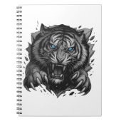 Fierce Tiger Durchbruch: Bold & Wild Notizblock (Vorderseite)