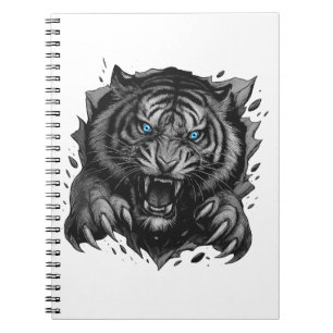 Fierce Tiger Durchbruch: Bold & Wild Notizblock