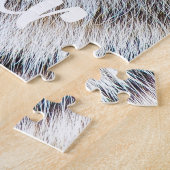 Fierce Tiger Face Personalized Name Puzzle (Seite)