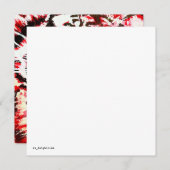 Fierce Tiger Feiertagskarte (Vorne/Hinten)