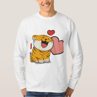 Fierce Tiger Grafisches T-Shirt"Shirt T-Shirt