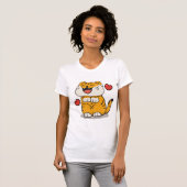 Fierce Tiger Graphic Tee Shirt (Vorne ganz)