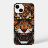 Fierce Tiger iPhone Cover - Roaring Protection for iPhone Hülle (Rückseite)
