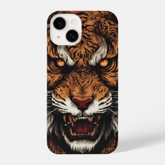 Fierce Tiger iPhone Cover - Roaring Protection for iPhone 14 Hülle