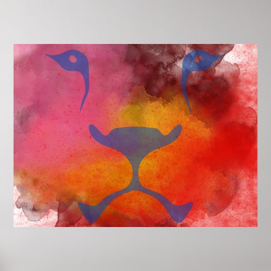 Fierce Tiger Shadow Poster (Vorne)