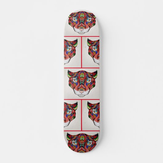 Fierce Tiger Skateboard (Vorne)