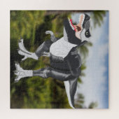 Fierce Tyrannosaurus rex, personalisiert Puzzle (Horizontal)