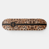 Fierce und Bold Leopard-Musterskateboard Skateboard (Horizontal)