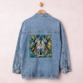 Fierce und Bold Panther Denim Jacket Jeansjacke (Hangar)