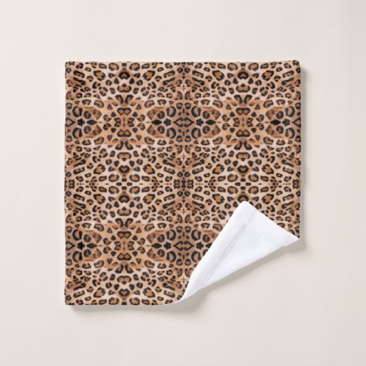 Fierce und Fabulous: Leopard Print Bath Handtücher (Waschlappen)