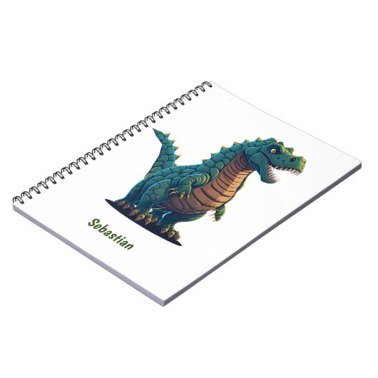 Fierce und Fabulous T-Rex Dinosaur Jottings Notizblock (Linke Seite)