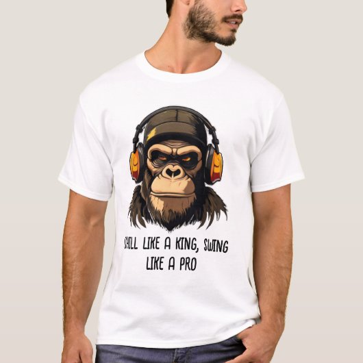 Fierce und Funky Ape Designs - Kunst mit Höflichke T-Shirt (Vorderseite)