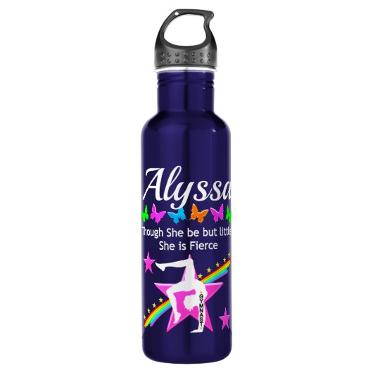 FIERCE UND MIGHTGYMNAST PERSONALISIEREN WASSERFLAS EDELSTAHLFLASCHE (Vorderseite)