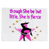 FIERCE UND MIGHTY GYMNAST GROßE GESCHENKTÜTE (Rückseite)