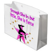 FIERCE UND MIGHTY GYMNAST GROßE GESCHENKTÜTE (Rückseite Schrägansicht)