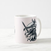 Fierce Valkyrie Warrior - Norse Mythology Line Kun Kaffeetasse (VorderseiteRechts)