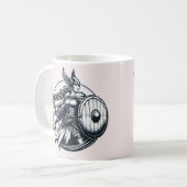 Fierce Valkyrie Warrior - Norse Mythology Line Kun Kaffeetasse (Vorderseite Links)