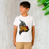 Fierce Viking Warrior Head Northelm und Bart T-Shirt
