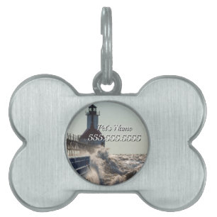 Fierce Waves am St Joseph Pet ID Tag Tiermarke