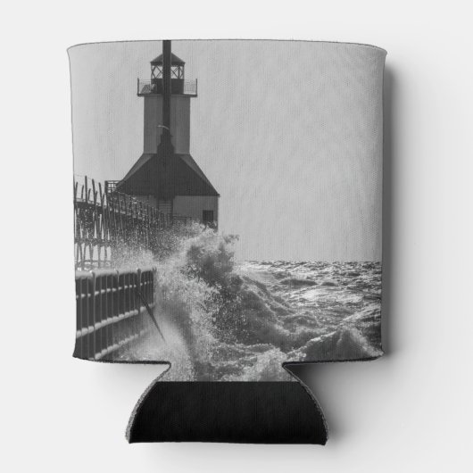 Fierce Waves bei St Joseph Grayscale Dosenkühler (Rückseite)