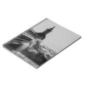 Fierce Waves bei St Joseph Grayscale Notizblock (Linke Seite)