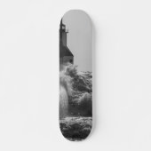 Fierce Waves bei St Joseph Grayscale Skateboard (Vorne)