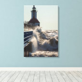 Fierce Waves bei St Joseph Leinwanddruck (Insitu (Holzboden))