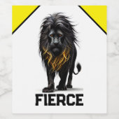 Fierce Weinetikett (Einzelnes Label)