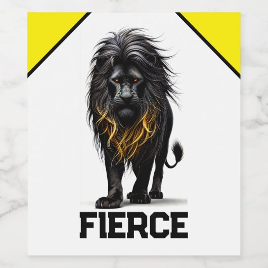 Fierce Weinetikett (Einzelnes Label)